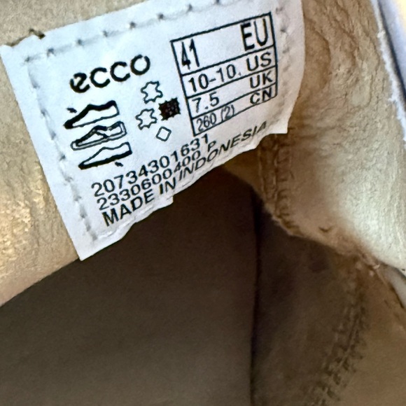 ECCO Women's Shape Sculpted-Motion 55 Mm Platform Loafers in Beige NWOB - Picture 14 of 16